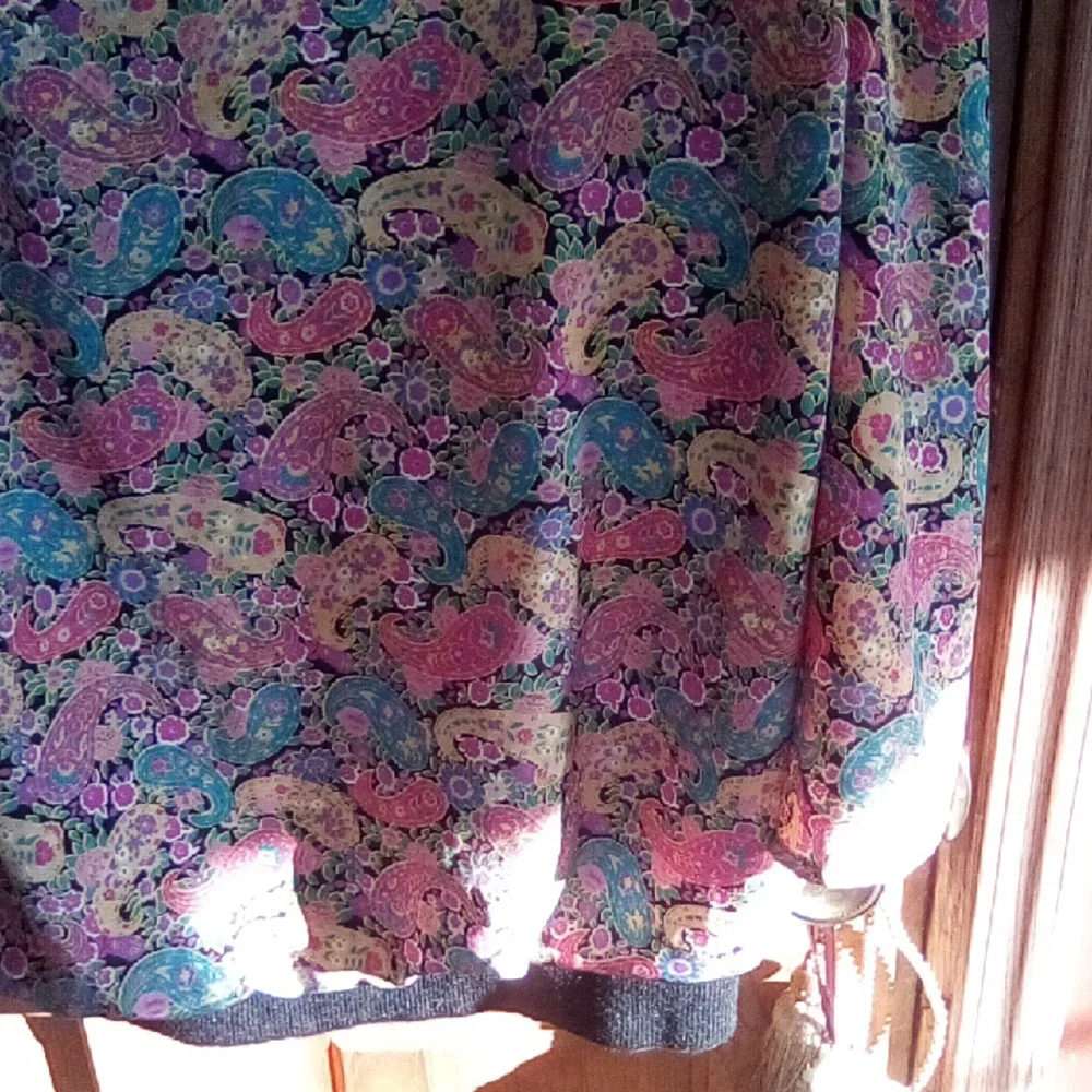 Vibrant Paisley Women's Blouse - Picture 10 of 10